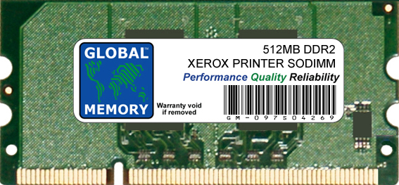 512MB DDR2 SODIMM MEMORY RAM FOR XEROX PHASER 6500/6600 SERIES & XEROX WORKCENTRE 6505/6605 SERIES PRINTERS (097S04269)